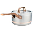 thumbnail image 1 of Casserole en Acier Inoxydable Meyer CopperClad 5 Plis avec Couvercle, 1,6l, Fabriquée au Canada, 1 of 5