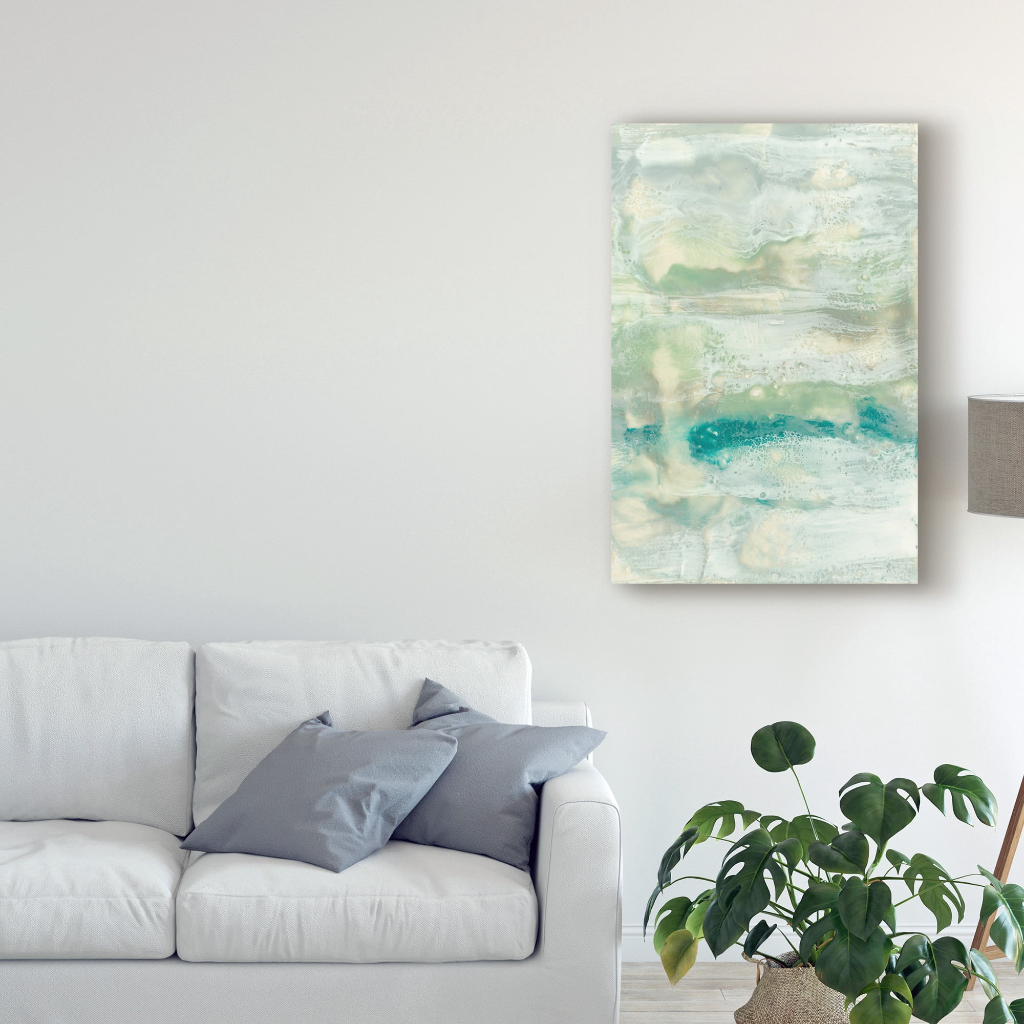 Trademark Fine Art 'Serene Seafoam II' Canvas Art by Jennifer Goldberger