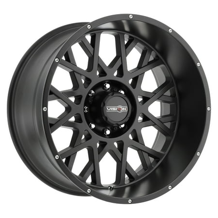 Vision Off-road Wheels, Rocker Style: 412 RWD, Finish: Satin Black w/Chrome Bolts, Wheel Size Inches: 22X12 PCD: 6-139.7 Load Rating lbs. (Best Tire Size For 22 Inch Rims)