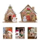 thumbnail image 5 of KAKOWELY 2 juegos de cabañas navideñas DIY, regalo creativo, casa pequeña de cartón para que los niños jueguen., 5 of 5