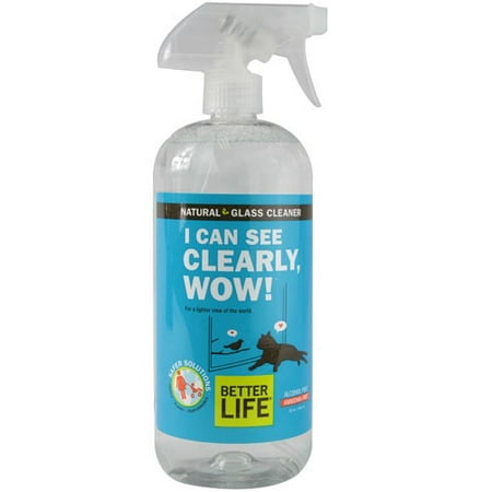 Better Life I Can See Clearly Wow Natural Glass Cleaner, 32 (Best Natural Window Cleaner)