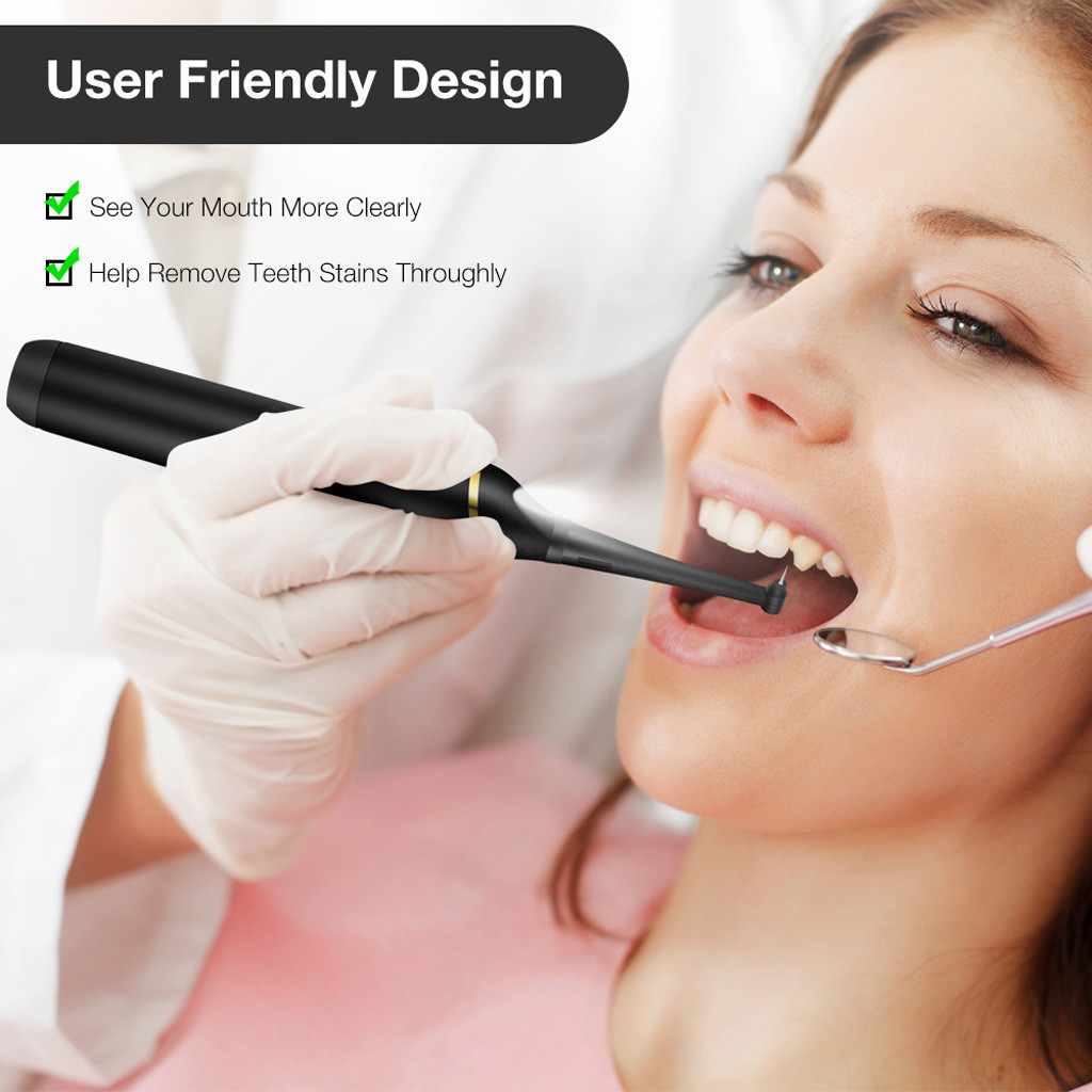 Teissuly Plaque Dentals Calculus Remover For Teeth Dentals Cleaner Tool Kit Electric , Ultrasonics Tooth Cleaner - Portable Dentals For Adult