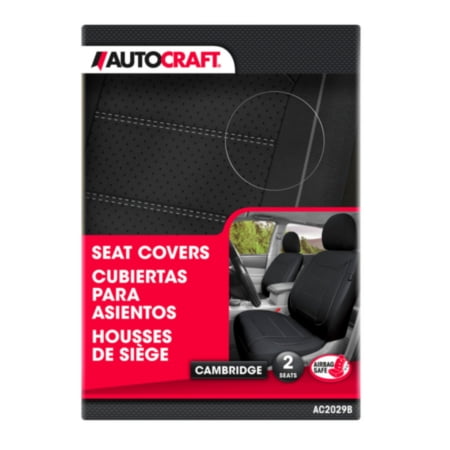 Autocraft Car \u0026 SUV Seat Cover, Black 
