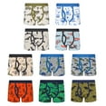 thumbnail image 3 of URMAGIC Little Boys Soft Cotton Briefs Dinosaur Truck Shark Baby Toddler Kids Underwear, 3 of 4