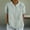 Style1-Green linen shirts for women, variant on Womens Short Sleeve Tunic Tops Striped Loose Fit Cotton Linen Shirts Lapel Spring Casual Summer Lightweight Breathable Blouses Gray XL