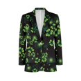 thumbnail image 5 of Uorisanigo Casual Blazer for Men Size XS Casual Blazer Jacket Lightweight Daily Blazers with Pockets Long Sleeve Sports Jacket Mens St Patrick Day Outfits, St Patrick Music, 5 of 6