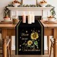 thumbnail image 2 of Table Runner 36 Inches Long for Kitchen Dining, Sunflower Dresser Scarf Farmhouse, Dining Table Decorations for Wedding/Parties, Vintage Botanical 13 x 36 In, 2 of 8