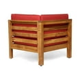 thumbnail image 3 of Noble House Oana Ensemble de Canapé Sectionnel en Forme de U 9 Pcs Coussin Teck/rouge, 3 of 23