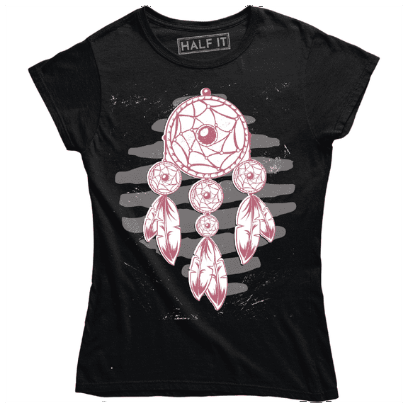 Feathers Dream Catcher Design Happy Christmas Holiday Women's T-Shirt