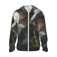 thumbnail image 1 of Fotbe Forest Stone-Colored Dragon Chaqueta con Protección Solar UPF 50+ para Hombre y Mujer, Camisa con Capucha y Bolsillos-Medium, 1 of 7