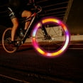 thumbnail image 1 of LED Bike Spoke Light, 6 Color Modes with 3 Lighting Options, S-Type Waterproof Design for Night Cycling Safety, Easy Install Bicycle Wheel Light, Durable Outdoor Cycling Accessories, 1 of 6