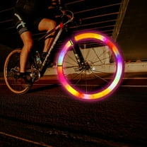LED Bike Spoke Light, 6 Color Modes with 3 Lighting Options, S-Type Waterproof Design for Night Cycling Safety, Easy Install Bicycle Wheel Light, Durable Outdoor Cycling Accessories