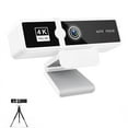 thumbnail image 1 of 4K High Definition Computer Camera Network Live Broadcast High Definition Video Conference USB Camera White, 1 of 6