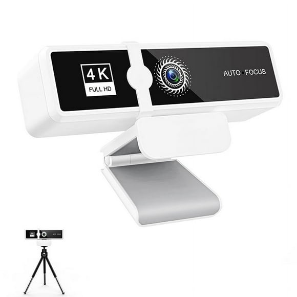 4K High Definition Computer Camera Network Live Broadcast High Definition Video Conference USB Camera White