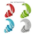 thumbnail image 3 of fastboy 2pack/lot Noise Cancelling Ear Plugs Improve Sleep Suitable For Work Anti Noise green, 3 of 6
