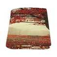 thumbnail image 2 of CADecor Beautiful Autumn Day Into The Forest Couch Sofa or Bed Fleece Blanket Throw 58x80 inches, 2 of 3