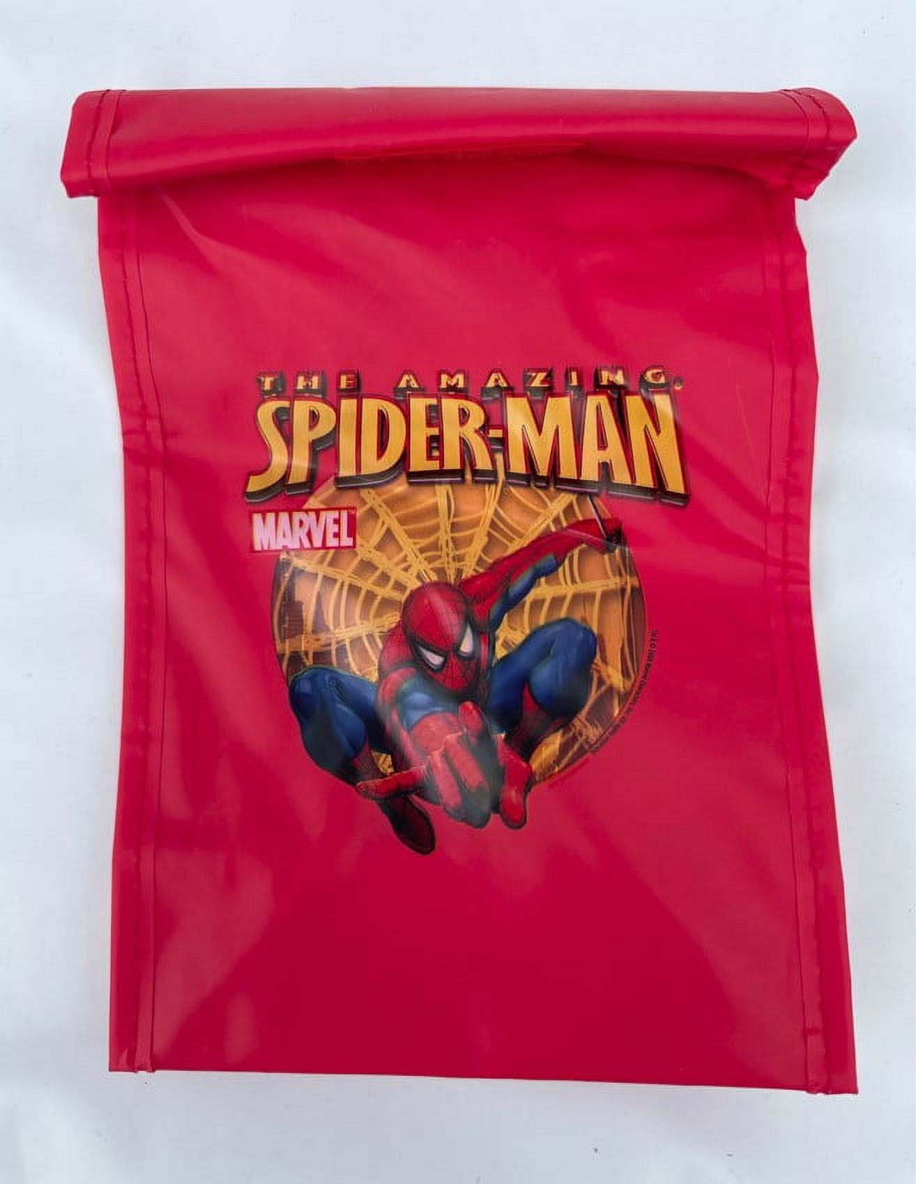 Marvel Spiderman XL Reusable Grocery Bag – 23x16.5 Inches With Foldable Pocket