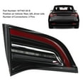 thumbnail image 4 of Side Inner Tail Light, Durable Structure Rear Left Clear Vision 1077401 00 B High Brightness Car Inner Tail Light  For Model 3, 4 of 8