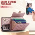 thumbnail image 5 of Allytechgroup for Samsung Galaxy Note 20 Ultra Wallet Case with 5 Cards Holders, Detachable Hand Strap & Shoulder Lanyard RFID Blocking Shockproof Protective Phone Case for Girls Women, Rosegold, 5 of 8