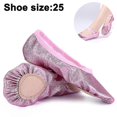 thumbnail image 2 of Ballet Pointe Shoes Girls Women Ribbon Ballerina Shoes With Toe Pads, 2 of 5