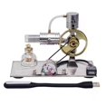 thumbnail image 1 of L-shape Stirling Engine Model With Usb Connector And Night Light,stirling Engine Model Educational, 1 of 5