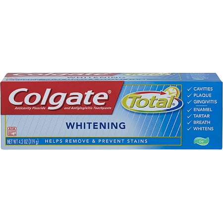 Colgate Blanchiment total Multi-Protection Gel Dentifrice 4,20 oz (pack de 2)