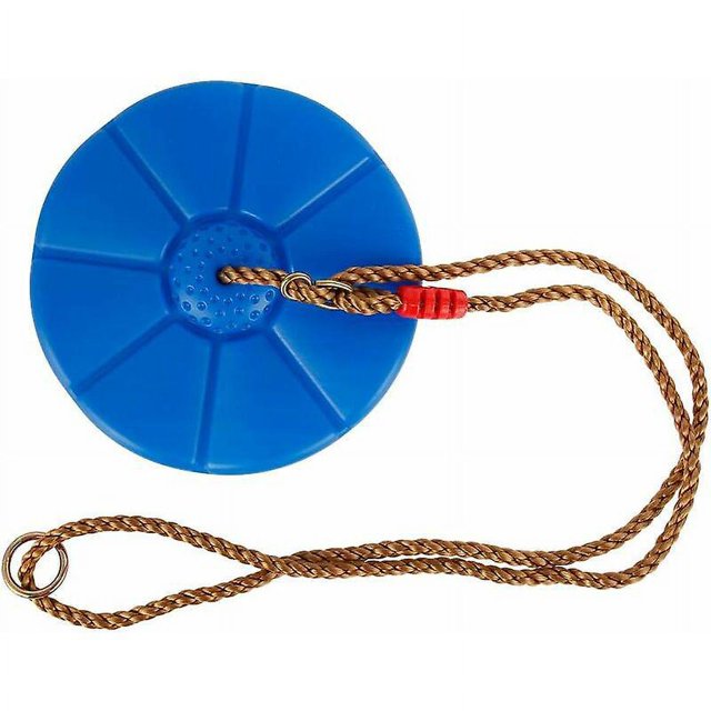 BR Disco de columpio de plástico con cuerda: columpio infantil divertido y seguro
