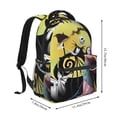 thumbnail image 2 of Goofa The Nightmare Before Christmas Pattern Casual Backpack for School & Travel – Lightweight Ergonomic Backpack with Laptop Compartment, Multiple Pockets-One Size, 2 of 5