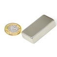thumbnail image 2 of N42 Neodymium Rectangular Magnet - 40mm x 20mm x 10mm thick - 47.84lbs Pull (Pack of 1), 2 of 2