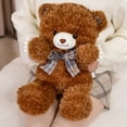 thumbnail image 2 of Bow Tie Teddy Bear Plush Stuffed Animal, Soft Huggable Companion Doll with Premium Plush Fabric, Comforting Cuddly Toy for All Ages, 2 of 9