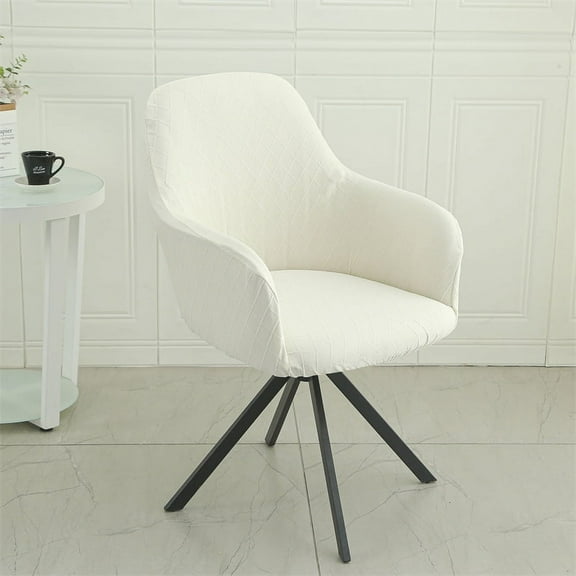 XmhyTop-A Swivel Armchair Accent Dining Chair Cover for Office with arms for Living Room,B27
