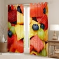 thumbnail image 2 of Erosebridal Fruit Salad Curtains & Drapes Adults,Blueberry Mango Strawberry Curtains Blackout Kawaii Bedroom Decor,Cute Fruits Curtains,Novelty Gifts Food Window Curtain, 2 of 6