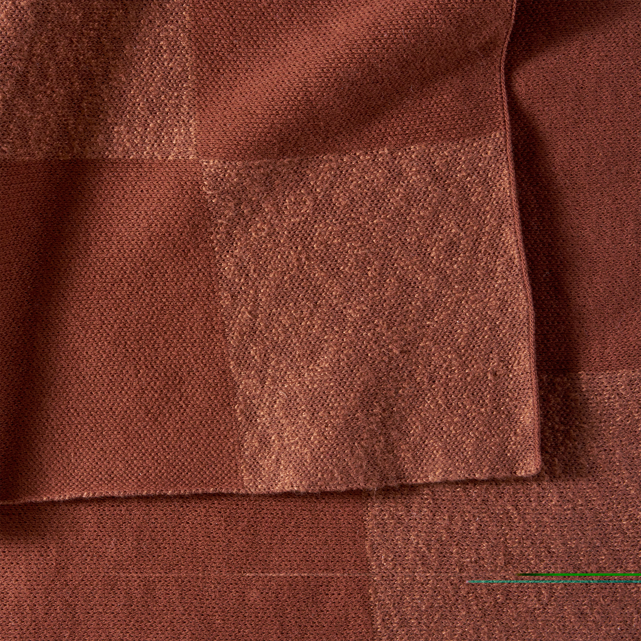 Gingerbread Cookie, variant on Better Homes & Gardens Super Soft Border Knit Oversized Couch Throw Blanket, Gingerbread Cookie