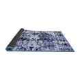 thumbnail image 2 of Ahgly Company Indoor Rectangle Abstract Blue Modern Area Rugs, 7' x 10', 2 of 4