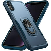 YANGVVIA for iPhone XR Case, Case iPhone XR Military Grade Dual-Layer Shockproof Armor iPhone XR Phone Case