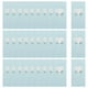 thumbnail image 1 of Materiales para tarjetas de felicitación de boda en papel: carta de bendición y sobre para tarjeta festiva cielo azul amor, 1 of 5