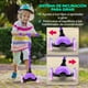 thumbnail image 2 of Hurtle Monopatin Scooter para Niños de 2 a 5 Años, 3 Ruedas con Luces LED, Mini Kickboard con Freno, Manillar Ajustable de 63 cm a 71 cm, Antideslizante, Patin del Diablo, Violeta, 2 of 7