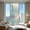 Transparent Size R3, variant on Transparent Window Film Adhesive Glass Sticker, Privacy Decorative Static Cling Window Cover for Bathroom Bedroom, Light Filtering UV Blocking Window Tint for Home Office