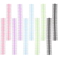thumbnail image 3 of Miangastore 10Pcs Loose-leaf Binder Rings Plastic Notebook Binder Rings Scrapbook DIY Binder Rings, 3 of 8