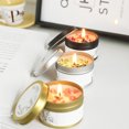 thumbnail image 7 of Valentine's Day Gift, Dried Flower Crystal Stone Scented Candle in Tin Can, Aromatherapy Soy Wax Candle for Relaxation, Romantic Present for Her Him, 2.4x2.4x1.6 Inch Gold, 7 of 7