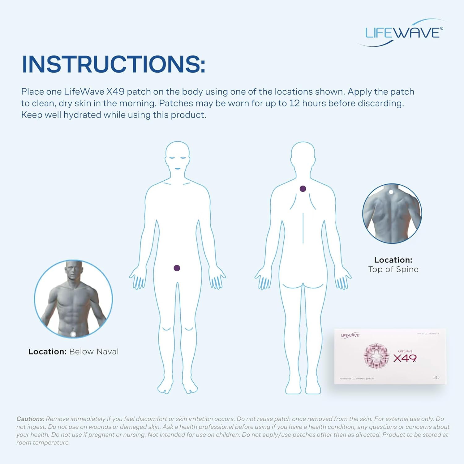 LifeWave X49 Patches - Stem Cell Support for Energy & Strength