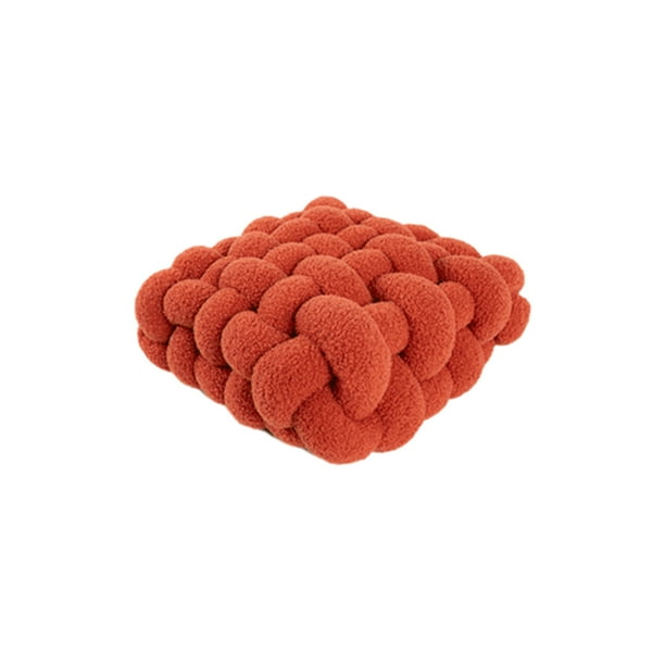 Cojín de asiento de felpa Injueey decoración del hogar Toronja rosa 30*33*12 CM