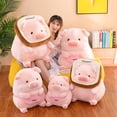 thumbnail image 2 of Cerdo de peluche Kawaii Lulu, animales de peluche creativos, muñeco de cerdito, juguetes de cumpleaños para niña, regalo para novia, pareja, lindo regalo, 2 of 5