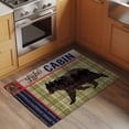thumbnail image 2 of Retro Bear Front Door Rugs 2x3 ft Cabin Green Plaid Pine Needles Pine Cones Small Rug for Entryway Non Slip Washable Bathroom Door Mat Absorbent Floor Mat for Indoor Entrance, 2 of 9