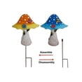 thumbnail image 2 of Metal Iron Mushroom Garden Kettle Decorative Garden Stake, 2 of 5