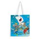 thumbnail image 1 of Jabberjaw Bolso de tela con estampado de lienzo para mujer, bolsa de compras reutilizable y estética, con cremallera interior, regalo para mujer, 35 × 40 cm., 1 of 6