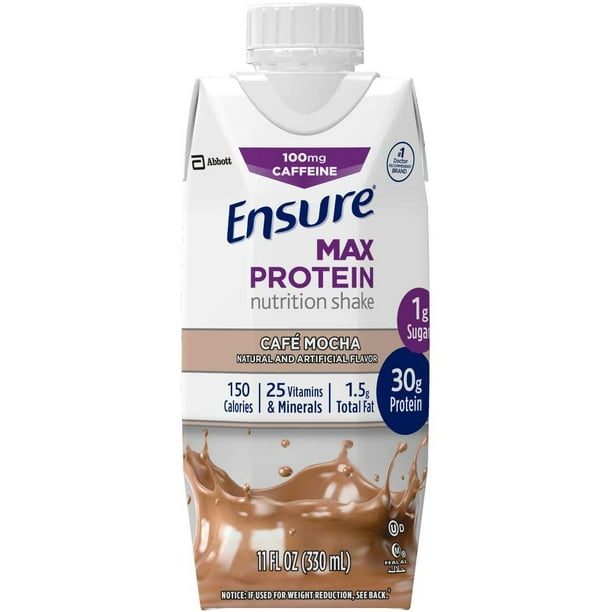 Ensure Max Protein Nutritional Shake with 30g of protein, 1g of Sugar