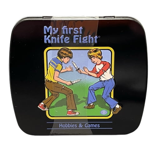 Boston America - Steven Rhodes Warped Childhood Candy Tin - MY FIRST KNIFE FIGHT (Raspberry Sours)