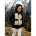 thumbnail image 3 of Womens Premium Lightweight Winter Puffer Jacket Insulated Black Snow Jacket-M, 3 of 9