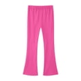 thumbnail image 2 of Kids Girls Flare Leggings School Uniform Pants High Waist Soft Stretch Casual Pants Girls Bottoms Trousers with Pockets 3-4T, 2 of 4
